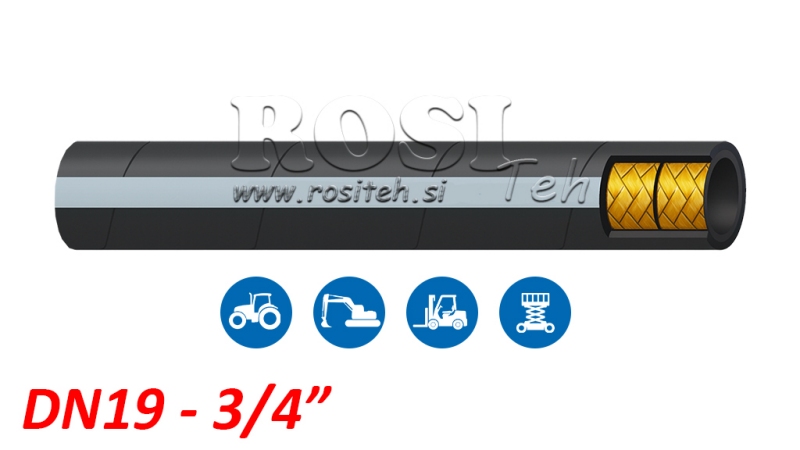 HYDRAULISCHE SLANG DN19 2SN (3/4) 215BAR