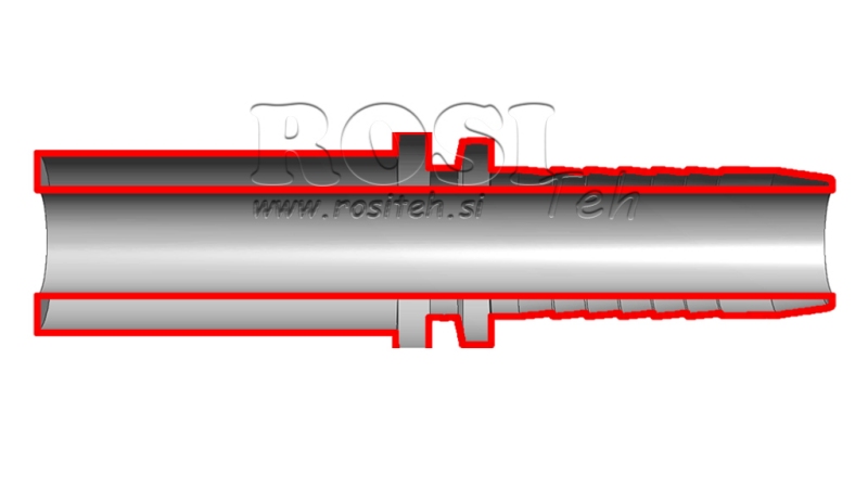 HYDRAULICKÁ PRÍPOJKA RÚRKOVÝ PRECHOD – ROVNÝ DN6-d.6