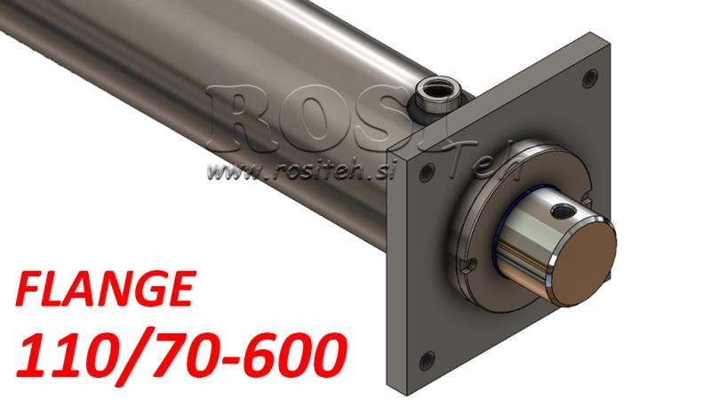 HYDRAULICKÝ VALEC S UPEVNENIEM 110/70-600