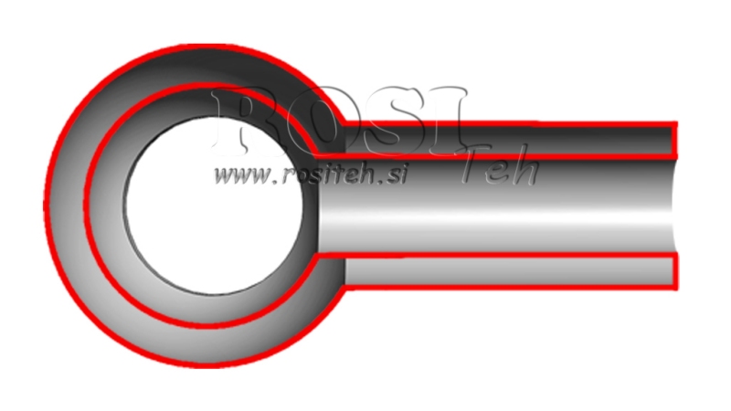 DURITE METALLIQUE BANJO 1/2 45mm