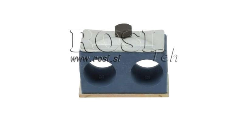 SUPPORT DE TUYAU FI 16 - DOUBLE