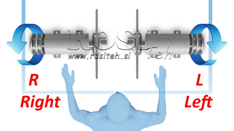 OSOVINA ZA CIRKULAR LITOŽELEZNA 300mm (DESNI NAVOJ)