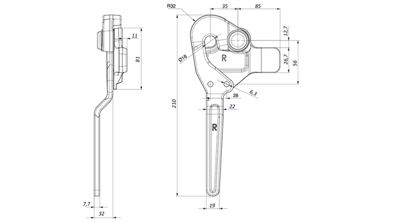 TYPE DE FERMETURE LATÉRALE ROSI-02 DROITE