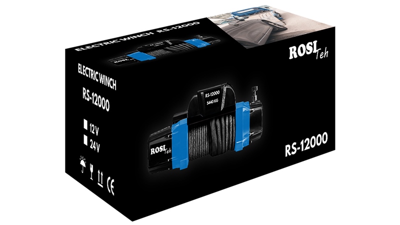12 V ELEKTRIČNI VITEL RS-12000 - 5440 kg - SINTETIČNA VRV ECO
