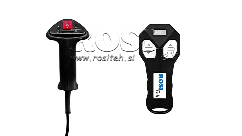 12 V TREUIL ÉLECTRIQUE RS-8000 - 3620 KG - CÂBLE EN ACIER - ECO