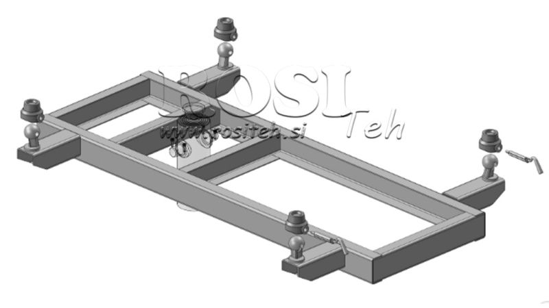 TIPPER CAISSON BRACKET SET Φ60