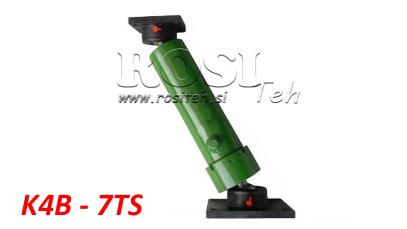 TELESKOPICKÝ HYDRAULICKÝ VALEC 4 ÚROVNE 900mm K4B-7TS