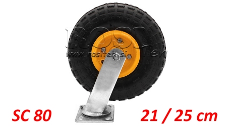 PNEUMATICKÉ KOLESO 21/25 cm – OTOČNÁ ZÁKLADŇA SC80