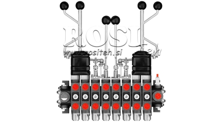ХИДРАВЛИЧЕН КЛАПАН HIAB 8XPC70 + 2X ЕВРО ДЖОЙСТИК 3 ПОЗ