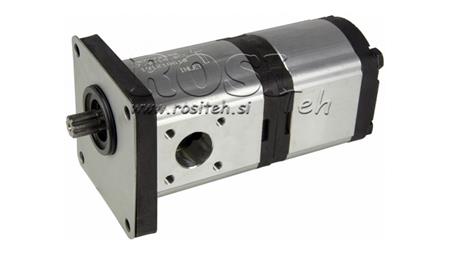 POMPE HYDRAULIQUE TRACTEUR - OEM 87472285 - CNH SÉRIE T4 26 15 cc GAUCHE