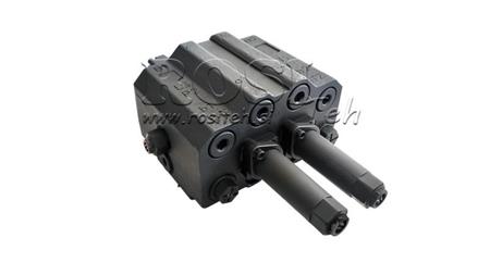 VANNE DE CONTRÔLE HYDRAULIQUE 2xP90 L/min SENSIBILITÉ DE CHARGE