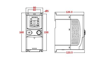 CONVERTISSEUR DE FRÉQUENCE-ONDEUR 3Phases 0.75kW GD20-0R7G-4-EU