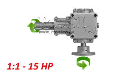 ENGRENAGE ANGULAIRE POUR CIRCULAIRE DROIT