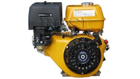 moteur à essence EG4-420cc-9.6kW-13.1HP-3,600 RPM-H-KW25x88.5-démarrage manuel