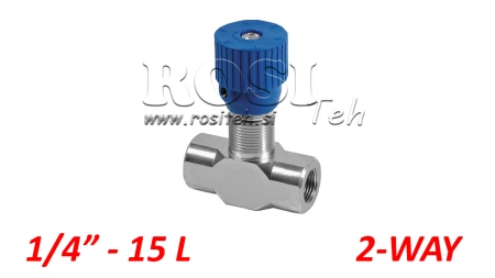 STROOMREGULATOR VRFB - DEMPFINGSKLEP 1/4 TWEE-WEGS - 15LIT