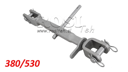 CHANDELLE DE RELEVAGE CHAPE/CHAPE FILETÉE 380/530