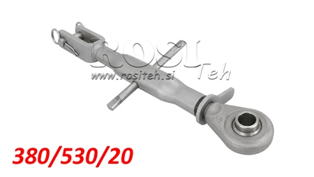 CHANDELLE DE RELEVAGE CHAPE/ROTULE FILETÉE 380/530/22