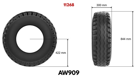 11,5/80-15,3 PNEU AW909 (14 PR)