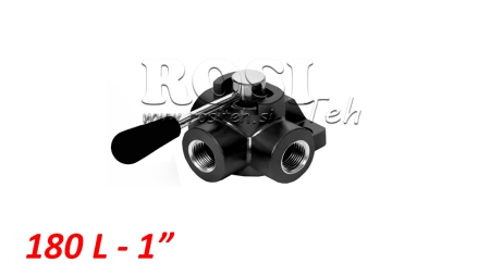 ROBINET A BOISSEAU CYLINDRIQUE 3 VOIES -DEVIATEUR- G1 - 180L/MIN