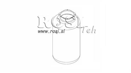 KOVOVÁ NÁDRŽ ROLKA PP 20 LITROV HORIZONTÁLNA-VERTIKÁLNA