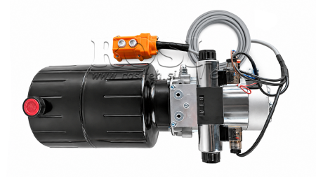 MINI UNITATE DE PUTERE HIDRAULICĂ 24V DC - 2.2kW = 2.1cc - 8 lit - unitate bidirecțională (metal)