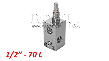 REGULATOR DE PRESIUNE HIDRAULICĂ VMP 1/2 10-180 BAR - 70LIT
