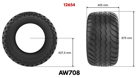 400/60-15,5 PNEU AW708 (14 PR)