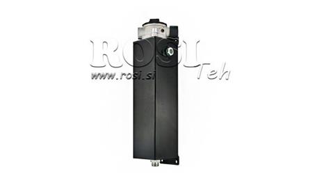 KOVOVÁ NÁDRŽ 3 LITRE KOCKA 100x113x350mm KOMPLETNÁ S VYBAVENÍM