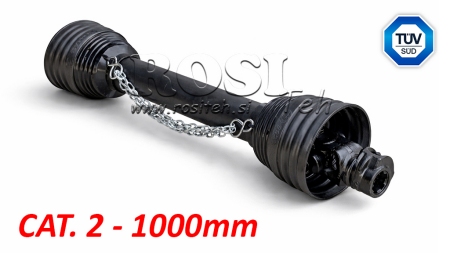 CE APPROVED PTO SHAFT PROFI LINE CAT.2 LENGTH 1000mm