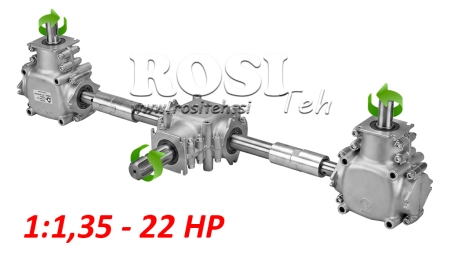SET DE CUTII DE VITEZE 1:1.35 (22CP-16KW) PENTRU BASCULATOR L:770