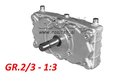 MULTIPLICATEUR DOUBLE POUR POMPE HYDRAULIQUE DE GROUPE 2/3 -1:3 MALE