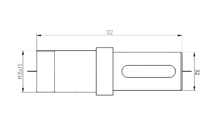 BRIDE DE PALIER POUR MOTEUR HYDRAULIQUE MP-MR