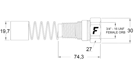 RACCORD RAPIDE FEMELLE POUR MULTI-FASTER 3/8 PARTIE FIXE