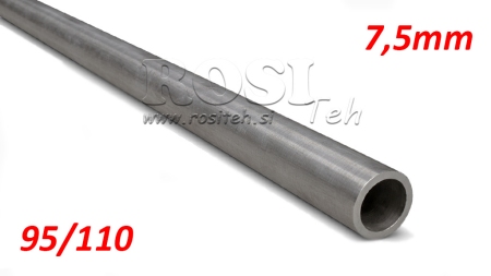 TUBE HONÉ H9 POUR CYLINDRE HYDRAULIQUE 95/110 - 7,5mm (1000mm)