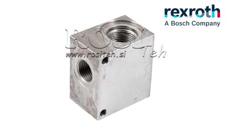 BOÎTIER POUR VANNE HYD. À 2 VOIES REXROTH 1 150-LIT