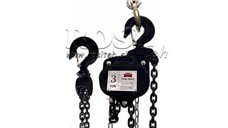 REŤAZOVÝ ZDVIHÁK - VÍKEND 3Ton x 3m