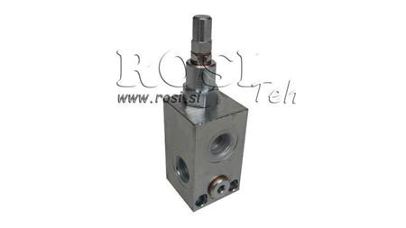 RÉGULATEUR DE PRESSION HYDRAULIQUE VMP 1/4 10-180 BAR