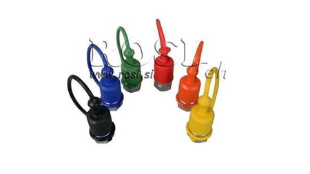 COUVERCLE EN CAOUTCHOUC PROTECTEUR ORANGE - RACCORDEMENTS RAPIDES MALE