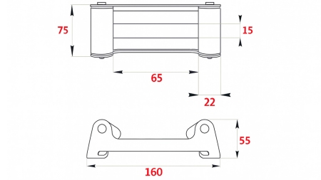 GUIDE ROLLANT POUR CÂBLE EN ACIER DWH 2500-4500
