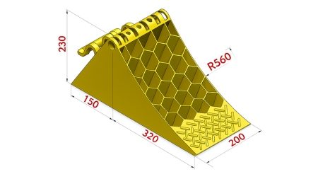 COUPE EN PLASTIQUE HOMOLOGUÉE DIN 76051/E53 6 500 KG