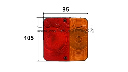 SVETLO ZADNÉ PRAVÉ ŠTVORKOVÉ 2 POS