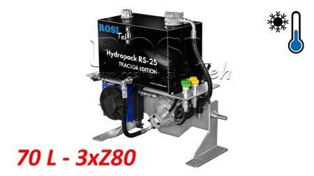 UNITÉ HYDRAULIQUE DE TRACTEUR AVEC UNE CAPACITÉ DE 70L DÉBIT 53L/MIN 3XZ80 - S REFROIDISSEUR D'HUILE