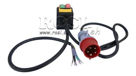 PRISE AVEC CABLE ON/OFF 3 PHASE (5POLE) 400V