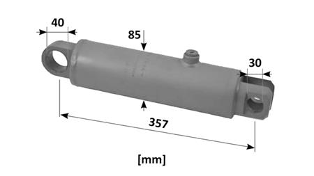 HYDRAULIC STEERING CYLINDER SAME OEM-9123.331.4 - 9104.331.4