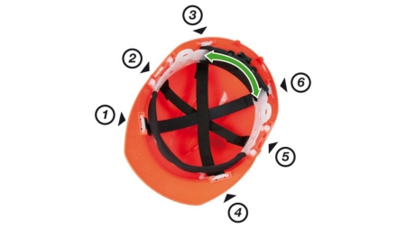 CASQUE DE PROTECTION YUKON AVEC VISIÈRE ET PROTECTION AUDITIVE