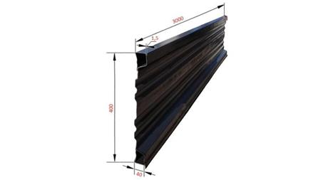 BOČNÝ PANEL PRE SKLÁPACÍ PRÍVES 3 MET. - VÝŠKA 400 mm