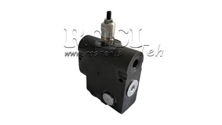 PRIORITNÝ VENTIL 1/2 S MIERKOU A BEZPEČNOSTNÝM VENTILOM 0-60lit, 0-200bar