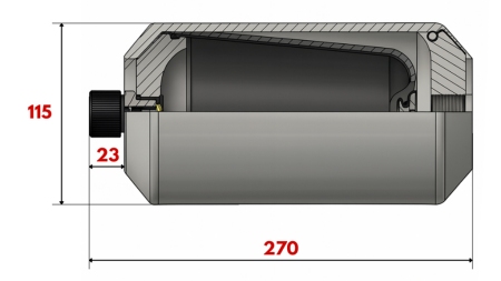 ACCUMULATEUR HYDRAULIQUE 1,5 LIT - M18x1,5