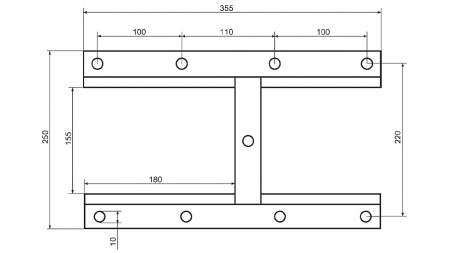 ZDVÍHACIA KLAPKA PRÍVESU 250X335 NA ZRNO