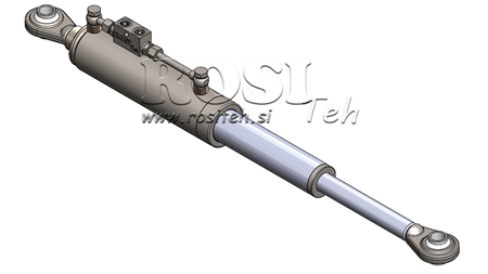 BARRE DE POUSSÉE TÉLESCOPIQUE 3ÈME POINT HYDRAULIQUE STANDARD - CAT. 2 (45-95 HP) - 480-811 mm (25,4/25,4 mm)